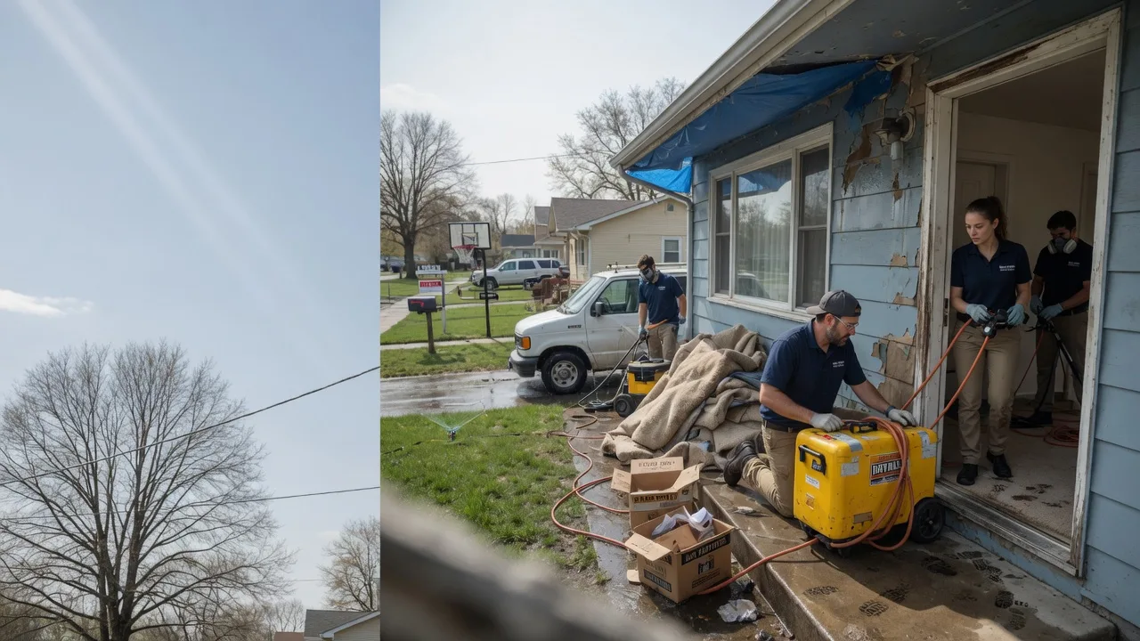 Basement Flood Cleanup in Leslie, MO near me